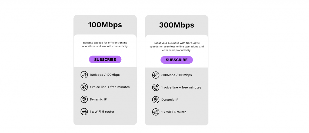 Time Wifi Plans | Time Wifi Business Package - Time FIbre Internet